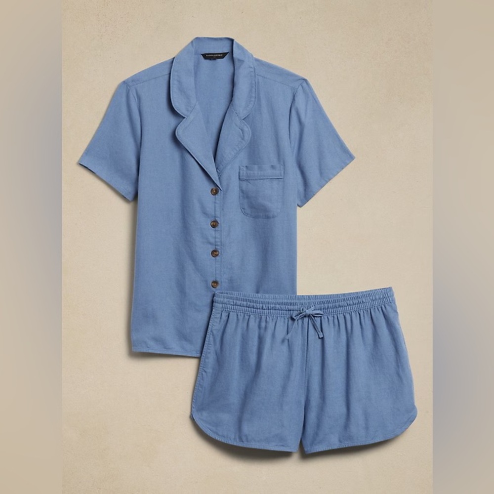 Banana Republic Linen PJ set
